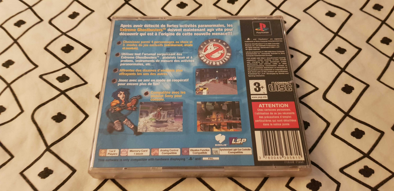 Jeu PlayStation 1 - Extreme Ghostbusters : The Ultimate Invasion - PAL - Complet