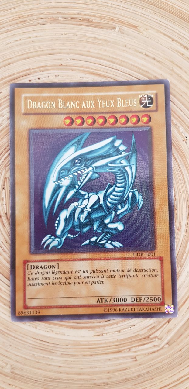 Dragon blanc au yeux bleu 1996 .. Grenier du Geek