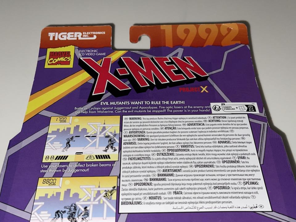 XMen project x hasbro gaming jeu électronique tiger lcd 100 neuf
