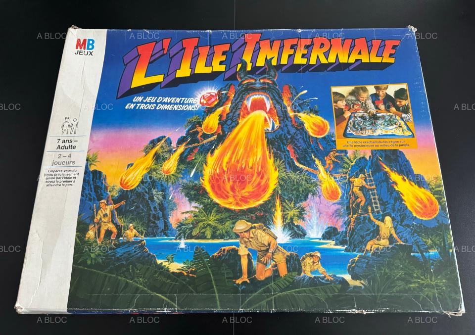 L’Ile Infernale (1e version) 1987 MB Complet TBE Rare et Vintage