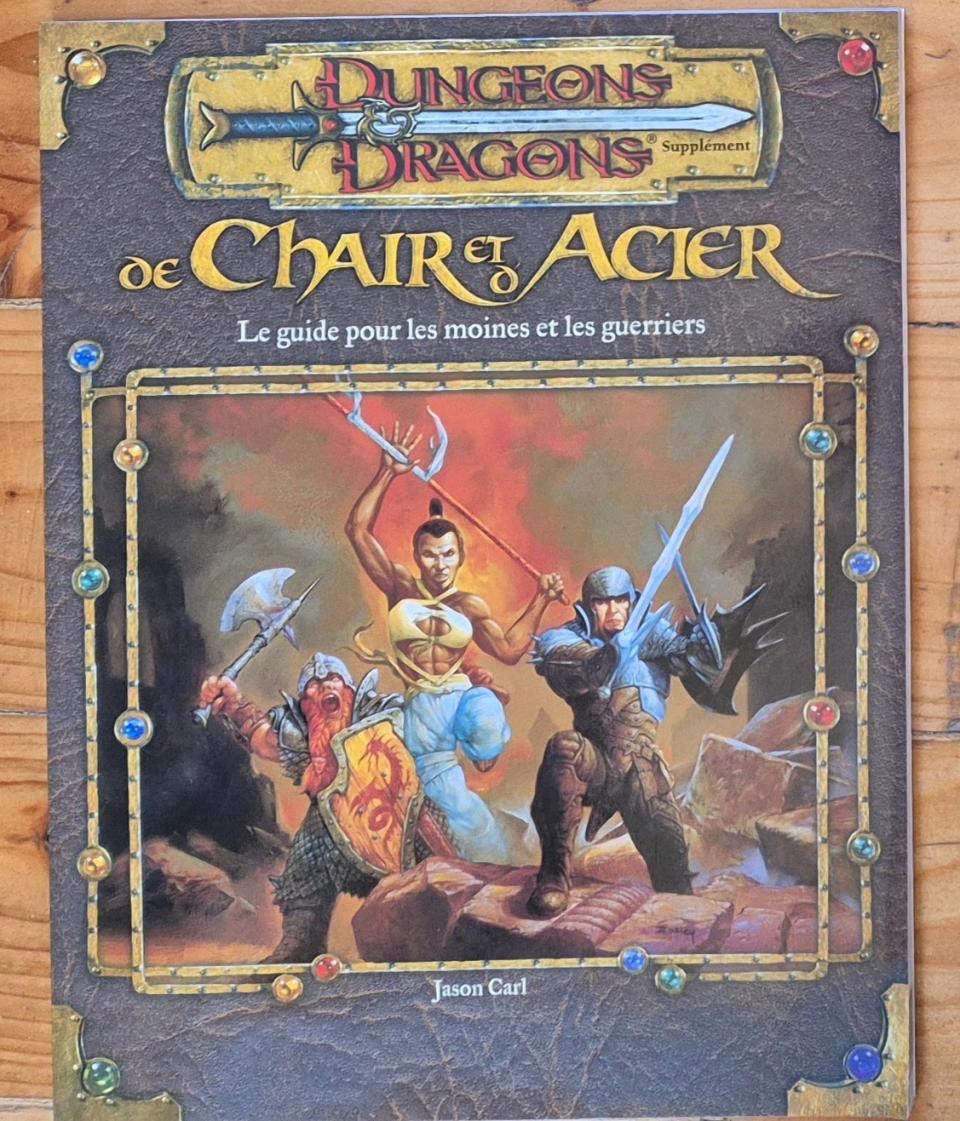 Lot de livres de D&D 3 (de 35 à 125€)