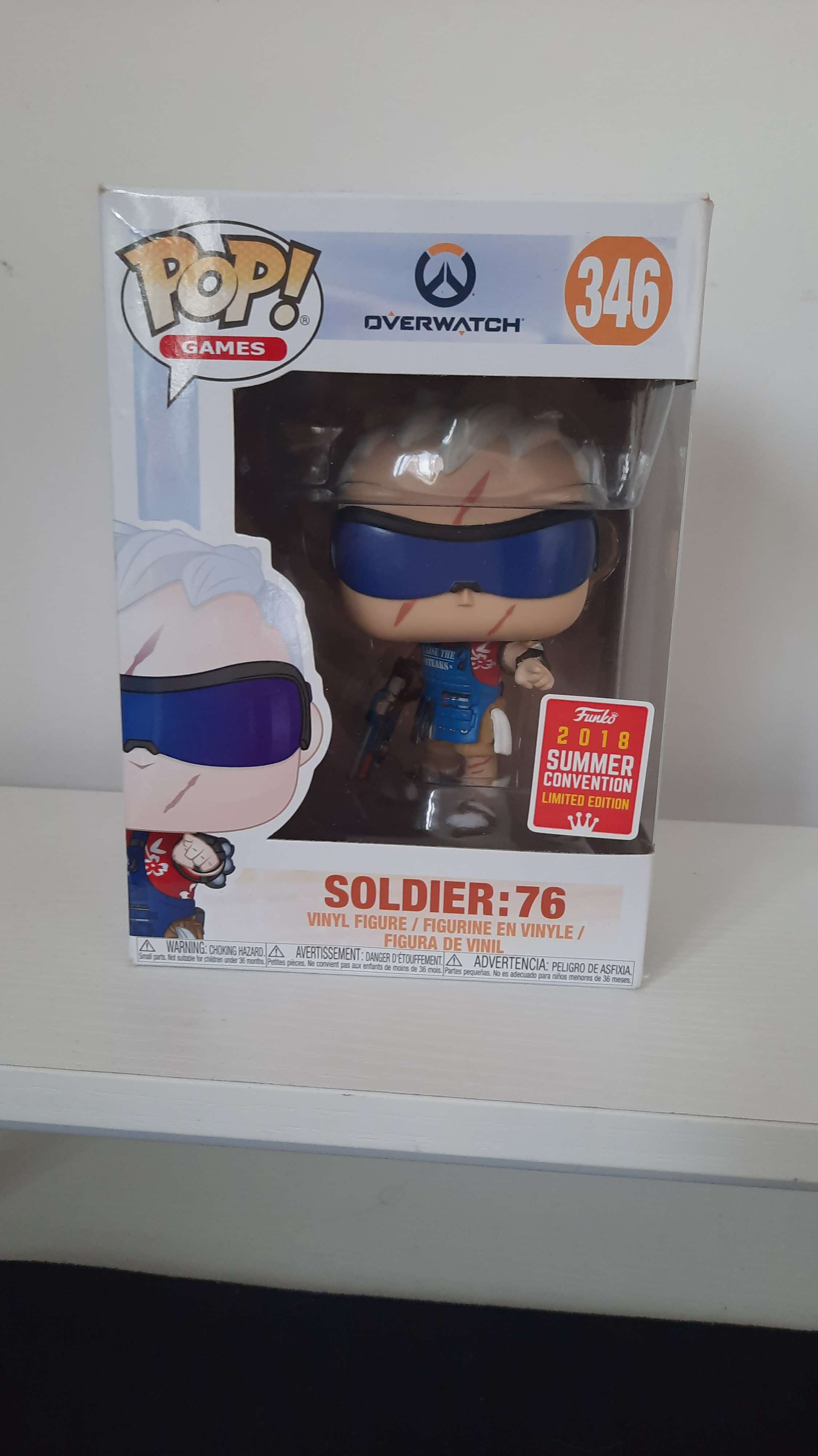 Funko Pop Overwatch Soldier 76 édition Summer Games