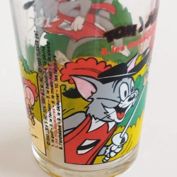 Verre tom and Jerry maille vintage collector