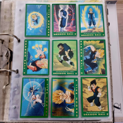 Lot de 9 cartes Dragon Ball Z Série 5 - Panini 2000