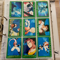 Lot de 9 cartes Dragon Ball Z Série 5 - Panini 2000