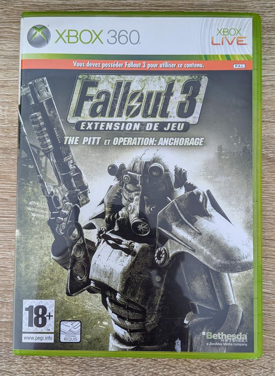 FALLOUT 3 EXTENSION DE JEU - THE PITT ET OPERATION ANCHORAGE