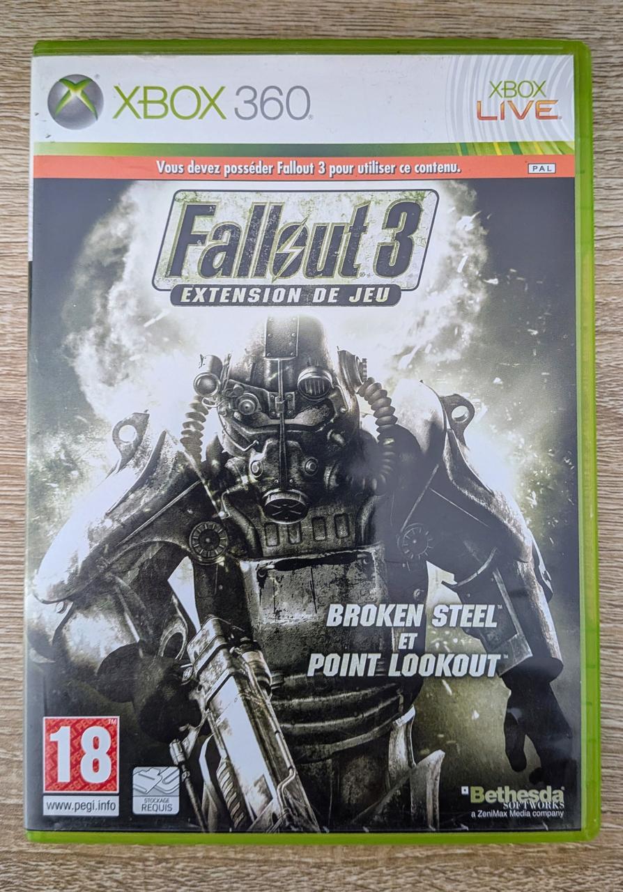 FALLOUT 3 EXTENSION DE JEU - BROKEN STEEL ET POINT LOOKOUT