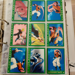 Lot de 9 cartes Dragon Ball Z Série 5 - Panini 2000