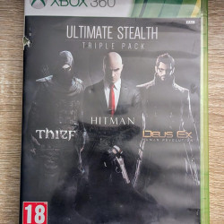 Ultimate Stealth Triple Pack Thief Hitman Deus Ex Human Revolution Xbox 360