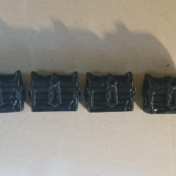 décors lot de 4 jolis coffre aux trésor pour Dungeon de heroquest ou autre