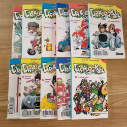 11 tomes manga Dragon ball (années 90)