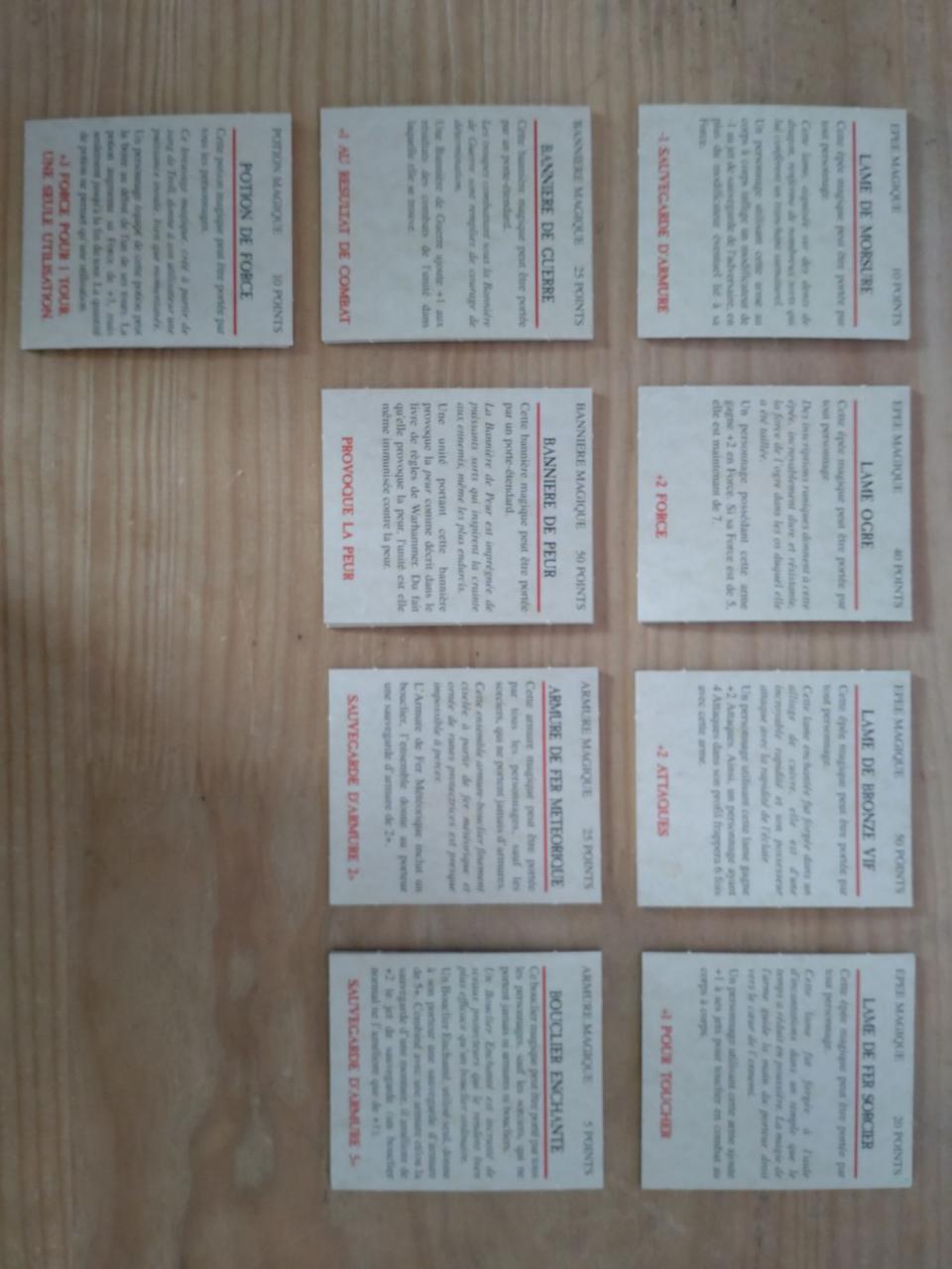 Cartes Warhammer