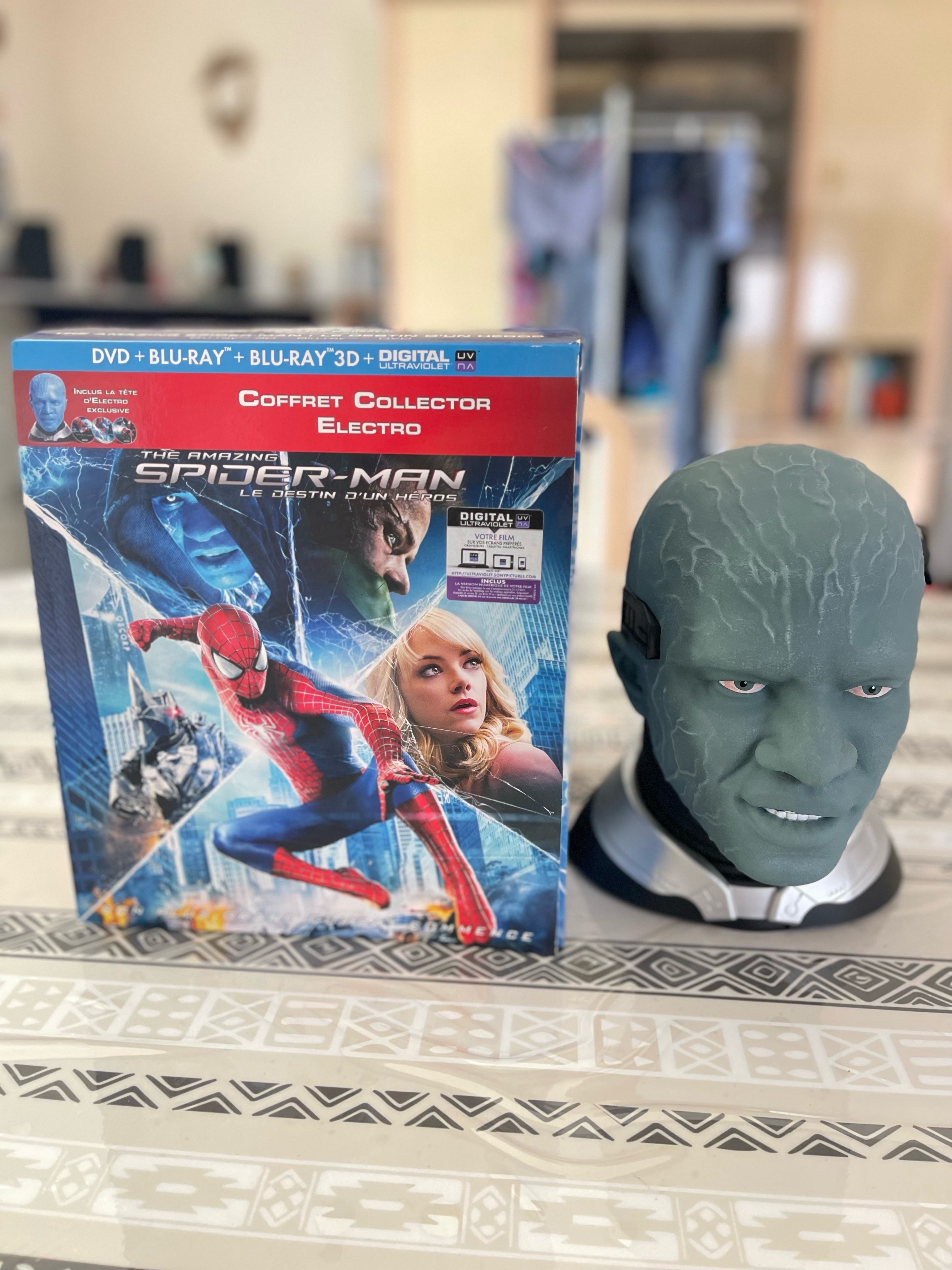 The Amazing Spiderman 2 - coffret collector tête d'Electro