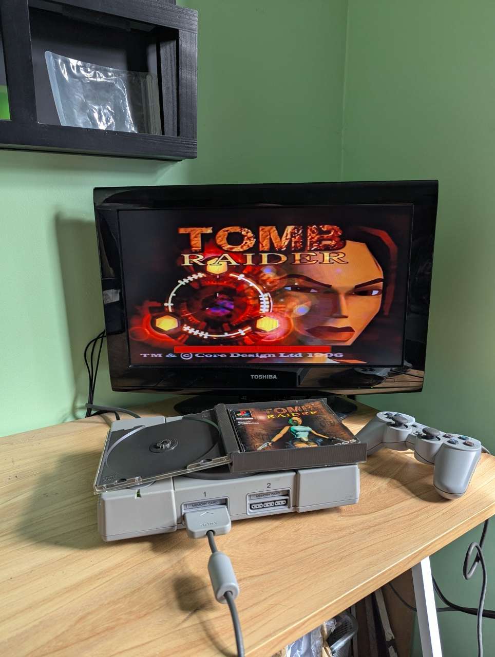 Playstation 1+ Tomb Raider 1 big box