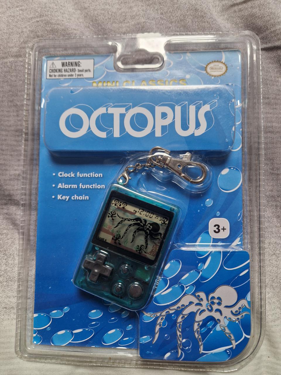 Game & Watch Mini classics Keychain Octopus