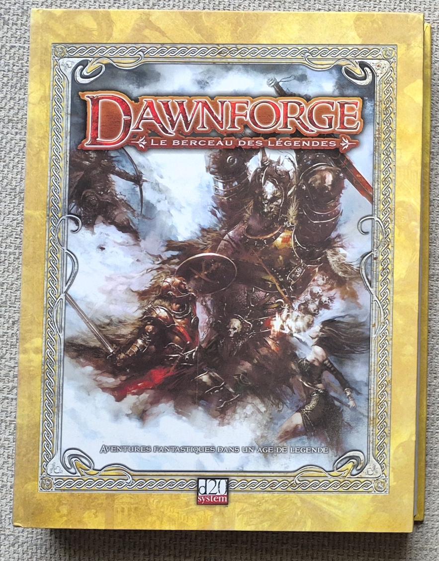 Livres pour DD3 (Player Handbook, Dawnforge et Tome of Artefacts)