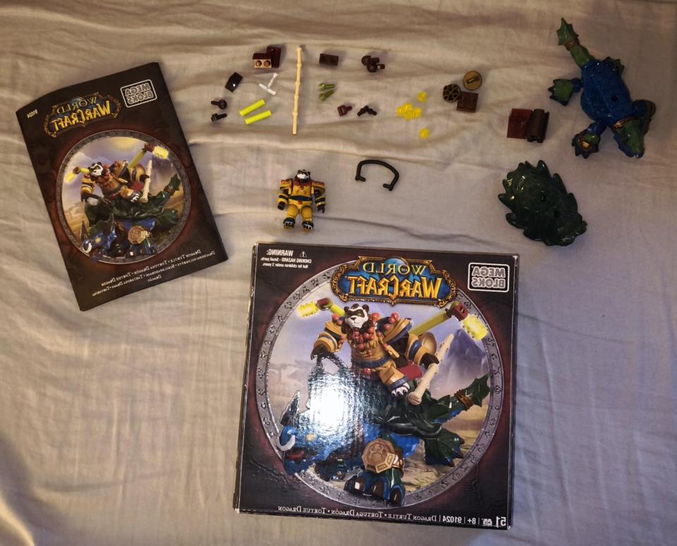 Mega Bloks | Pandaren sur sa tortue | World Of Wracraft | Collector