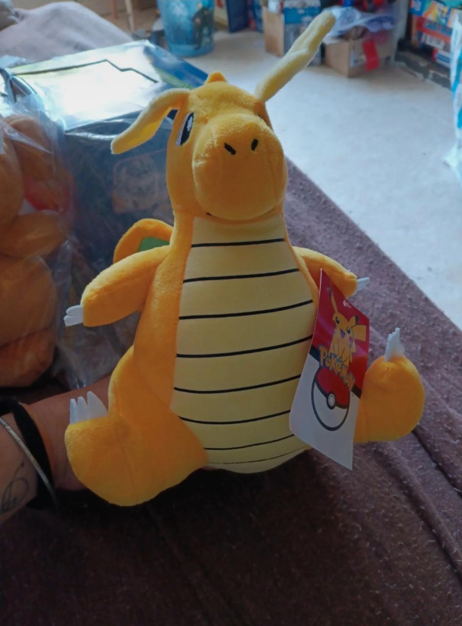 Peluche pokemon dracolosse neuve