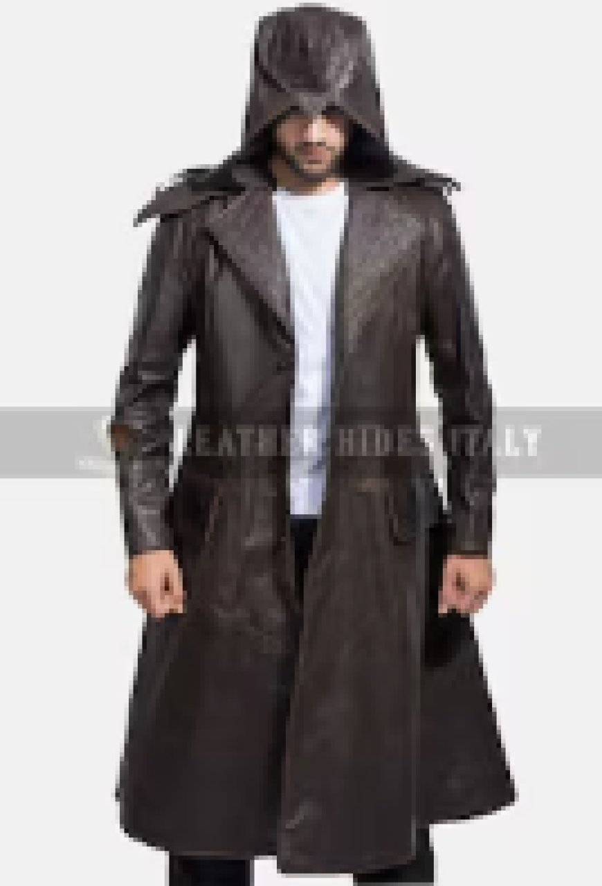 Manteau long cuir costume style Assassin’s Creed / Medieval Heroic Fantasy / Chasseur de démon-vampires