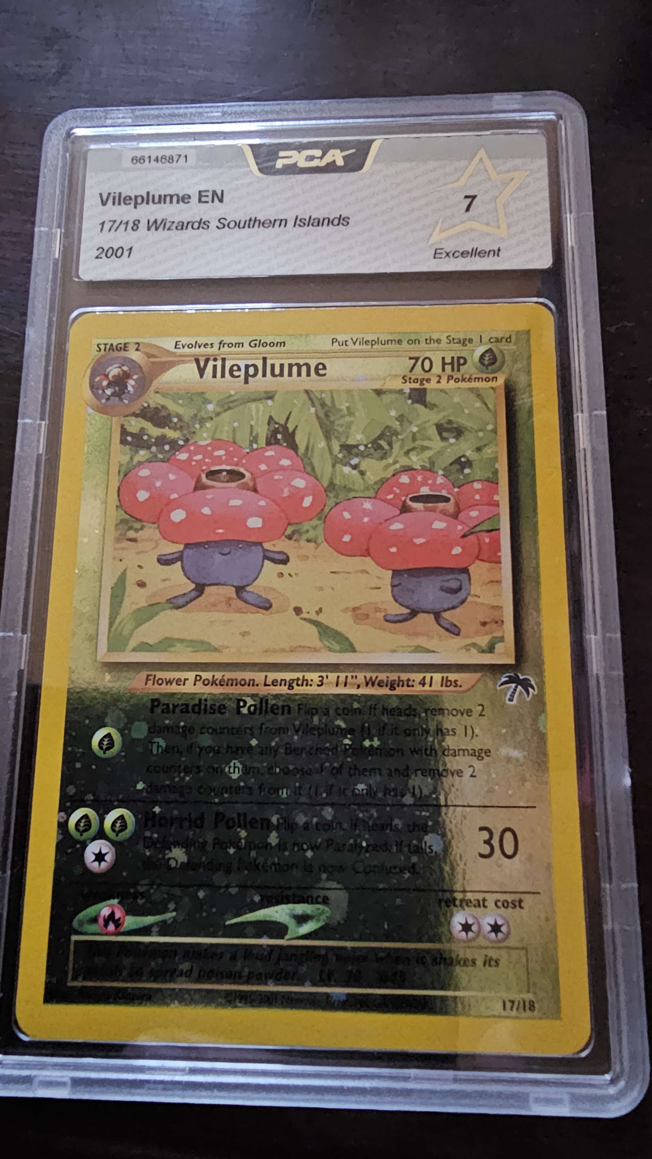 Carte Pokémon Gradée Anglaise Vileplume