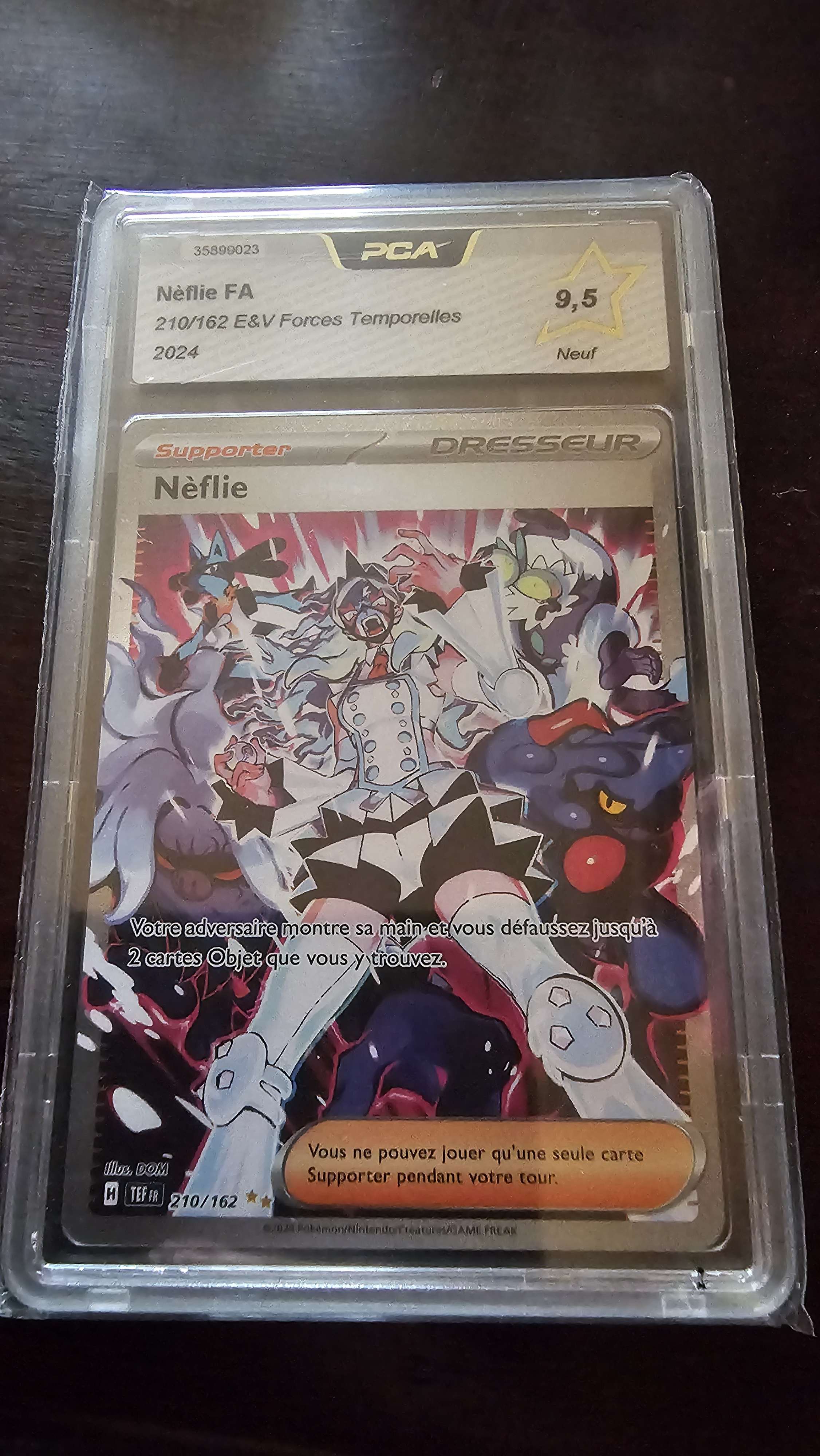 Néflie full art Gradée 9.5 chez PCA