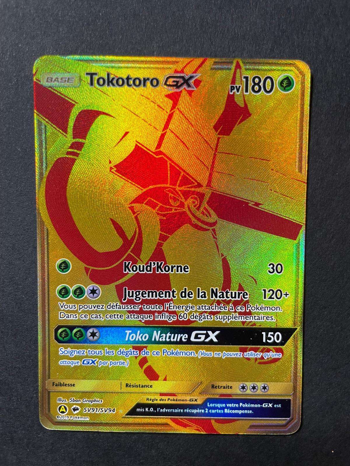 Carte Pokemon Tokotoro GX