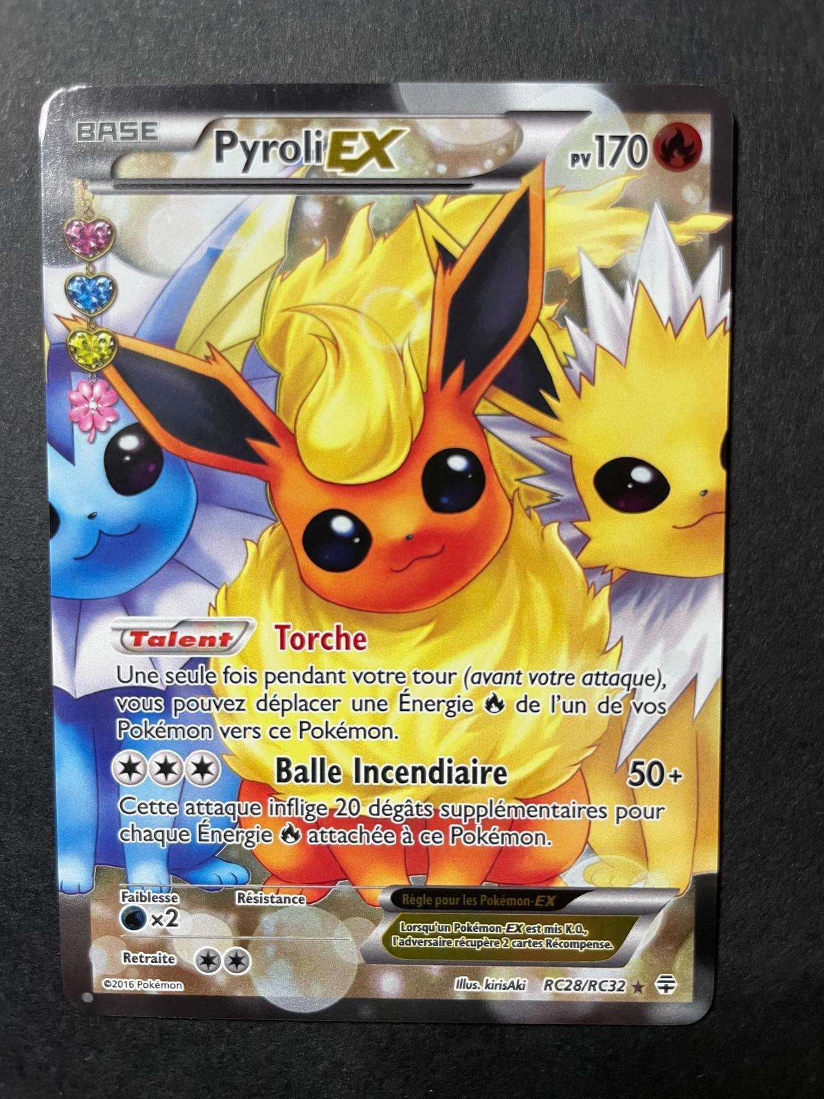 Carte Pokemon Piroli EX