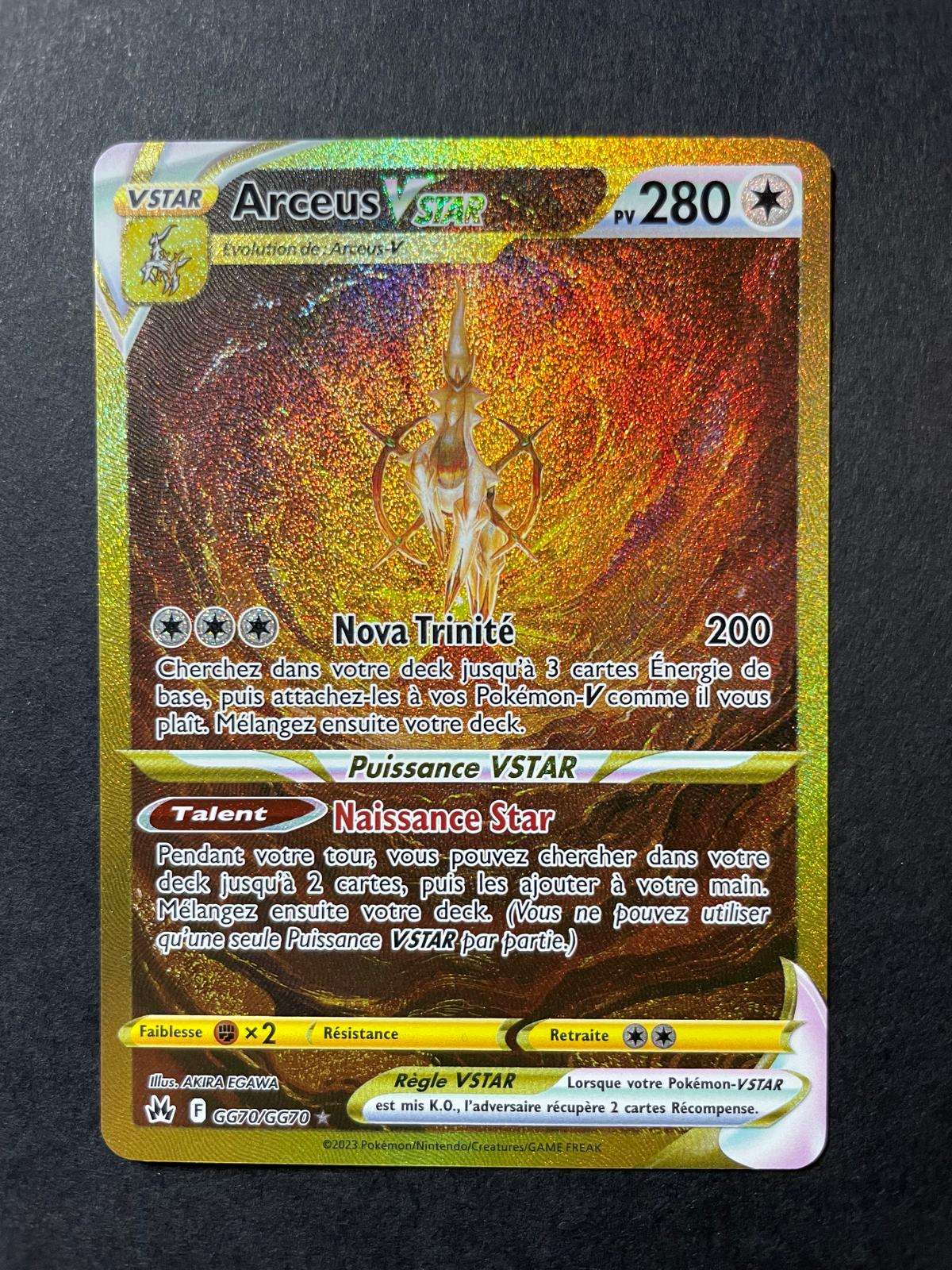 Carte Pokemon Arceus V STAR
