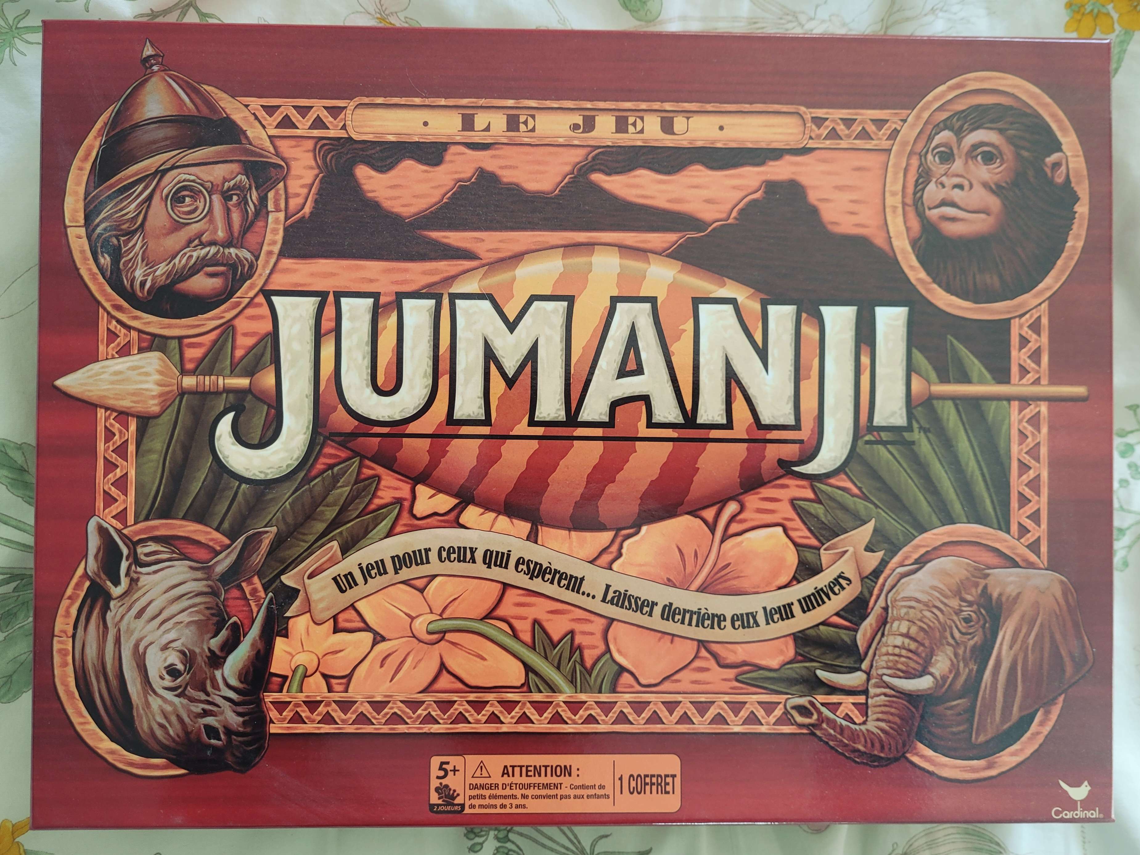 Jeu de société Jumanji ed. Cardinal Neuf