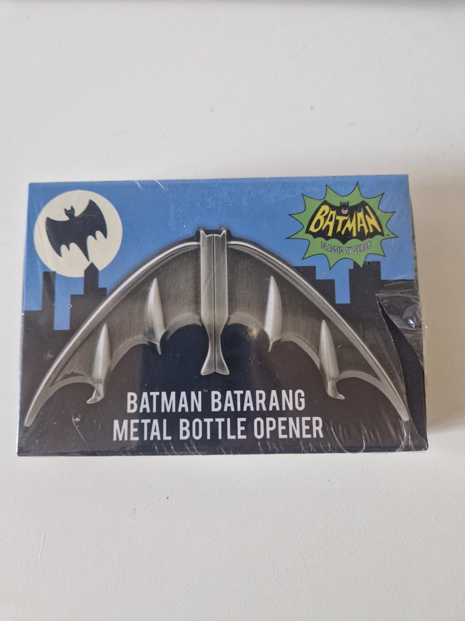 🦇 Ouvre-bouteille Batman Batarang - Neuf sous blister