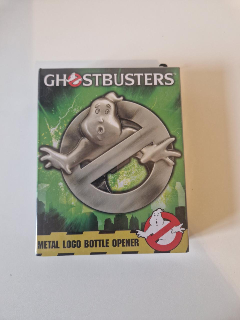 👻 Ouvre-bouteille Ghostbusters en métal - Neuf en boîte