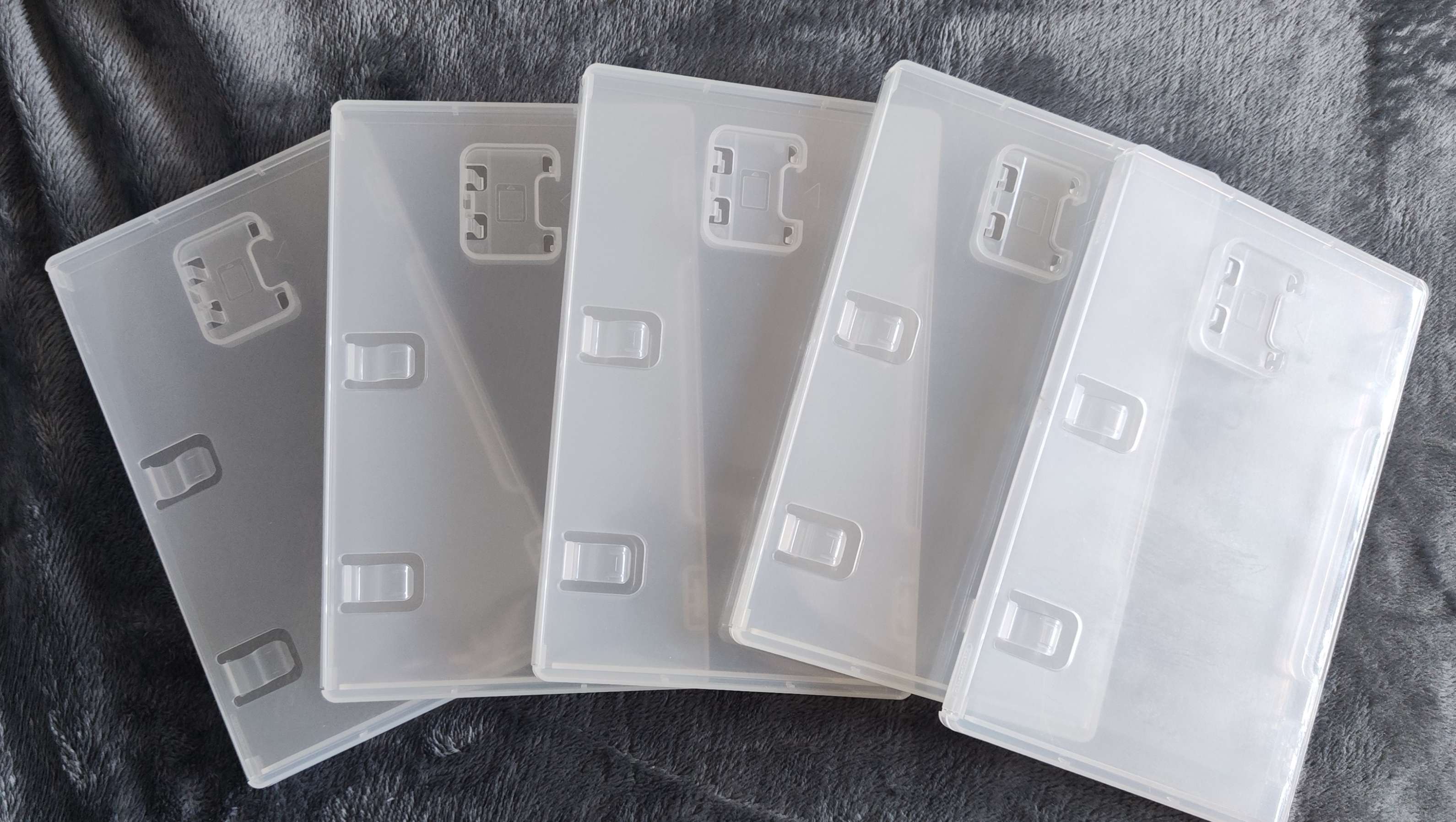 lot de 5 boitiers vides pour jeux switch