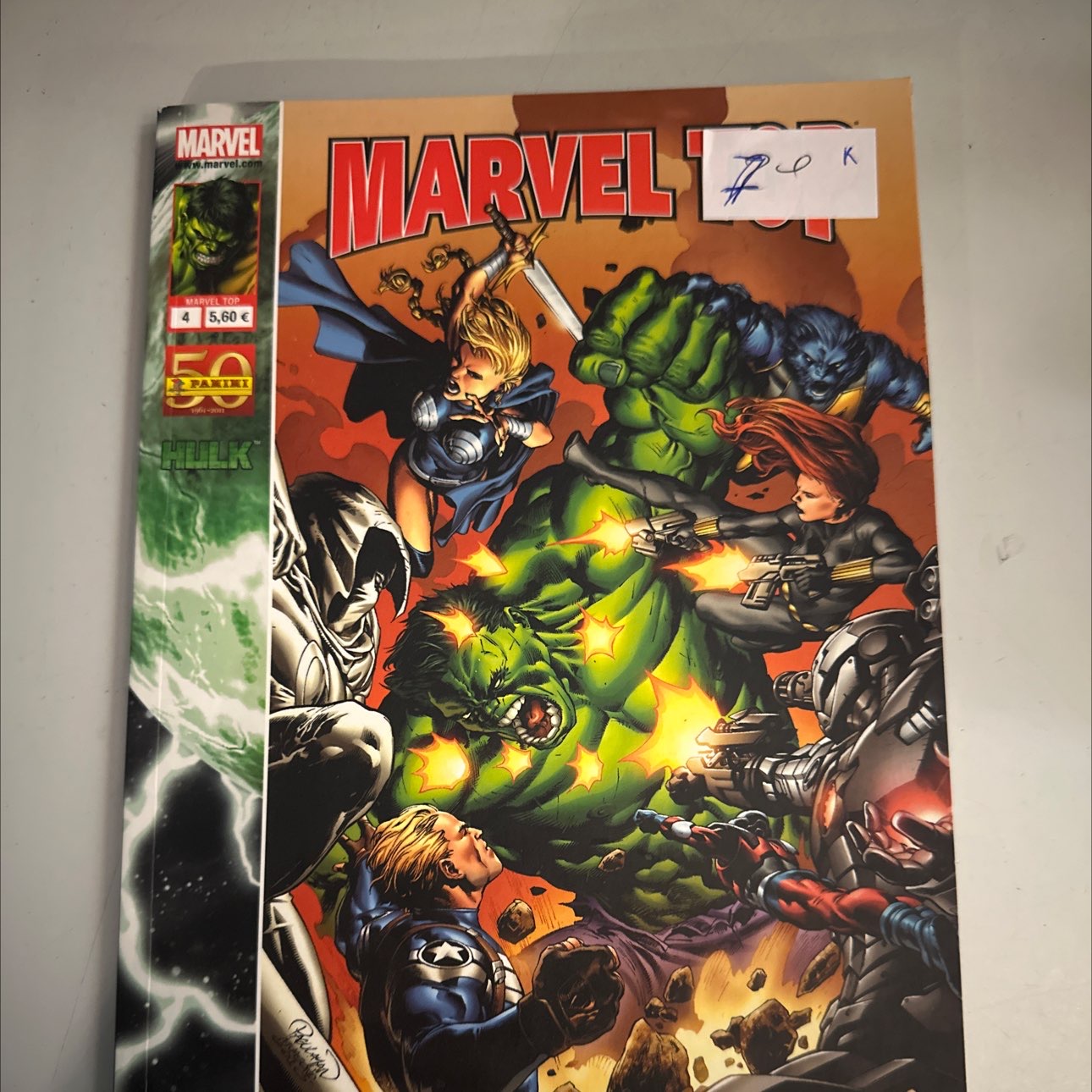 comics panini marvel top  12 2011