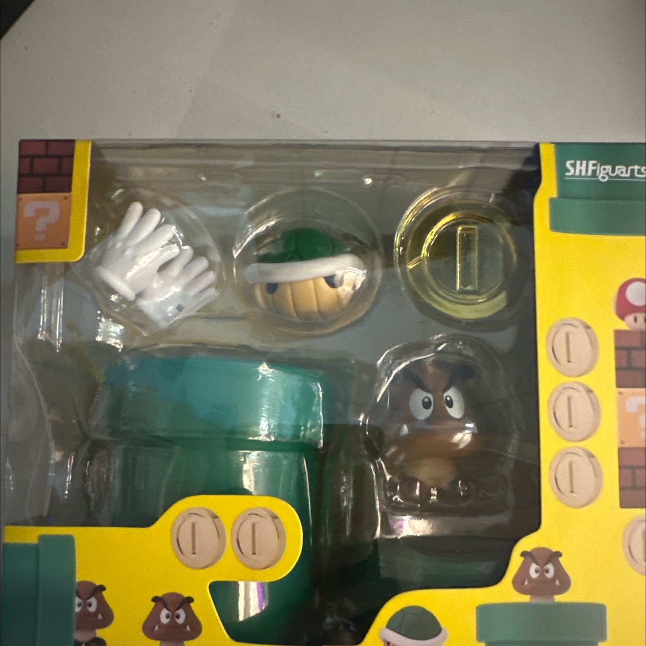 boite figurine supermario shfiguarts neuf scelle