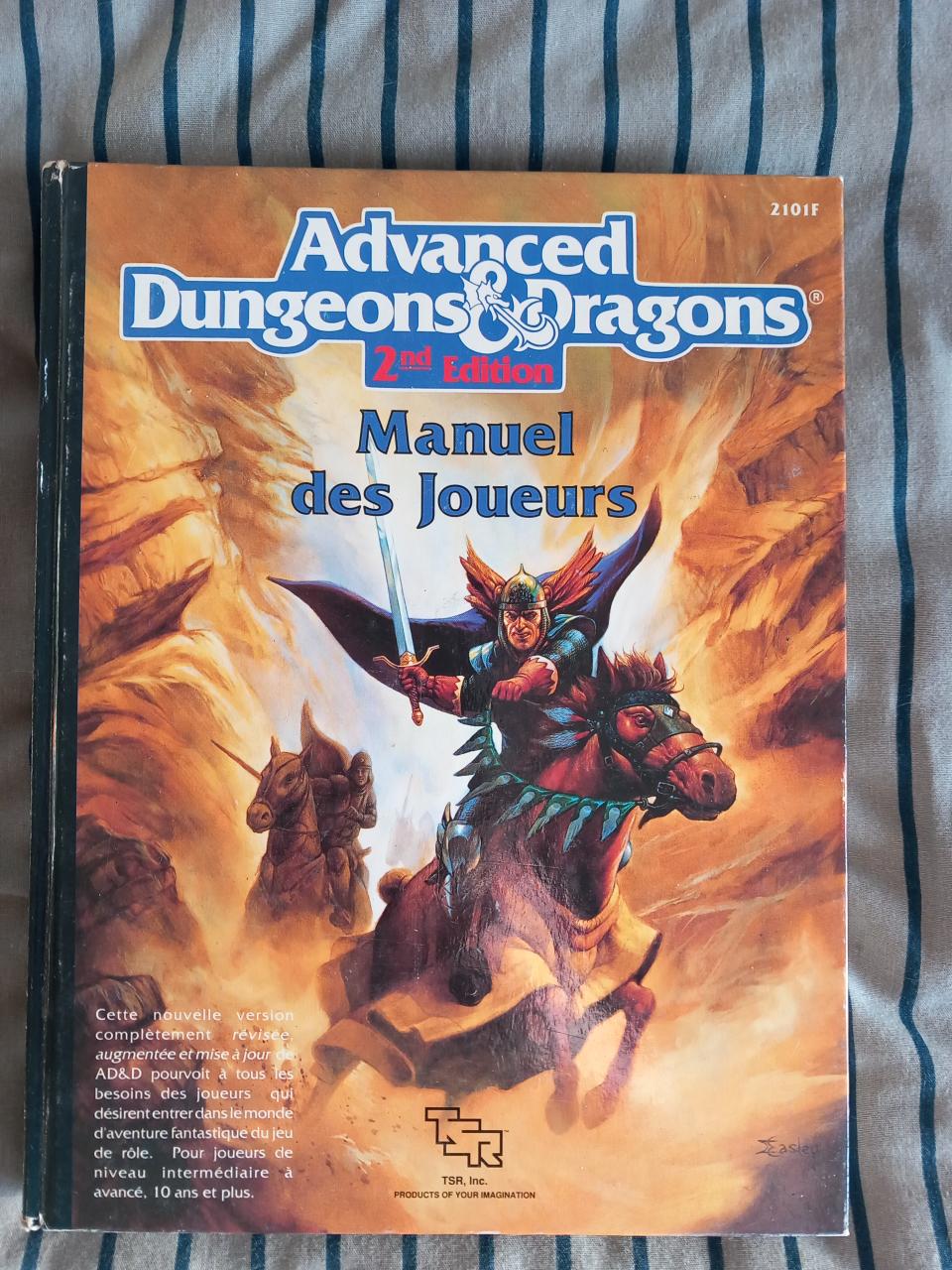 Advanced Dungeons & Dragons 2e - Manuel du Joueur
