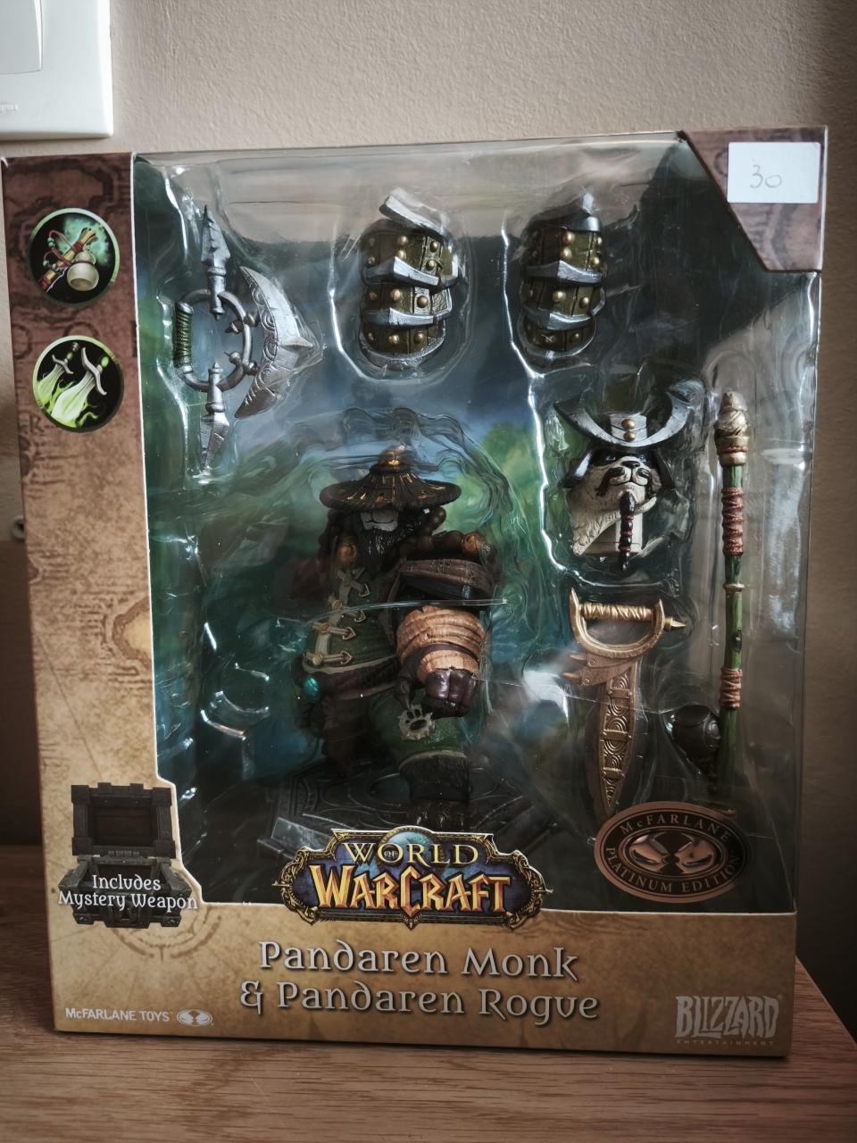 Figurine Platinium Blizzard - World Of Warcraft - Pandaren Moine / Voleur vert