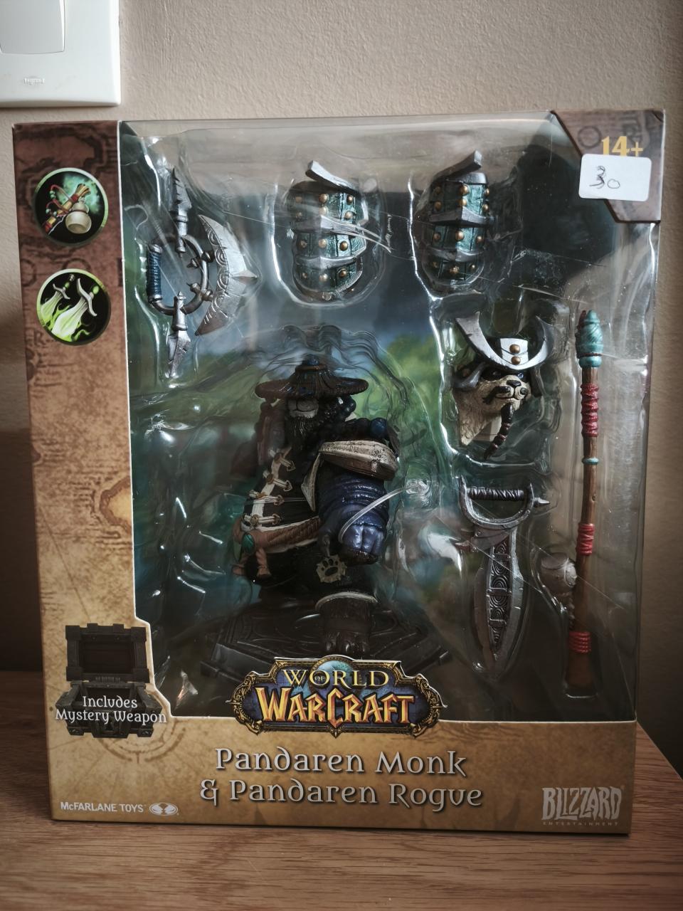 Figurine Blizzard - World Of Warcraft - Pandaren Moine / Voleur Bleu