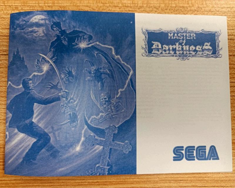 Master of Darkness : notice artisanale