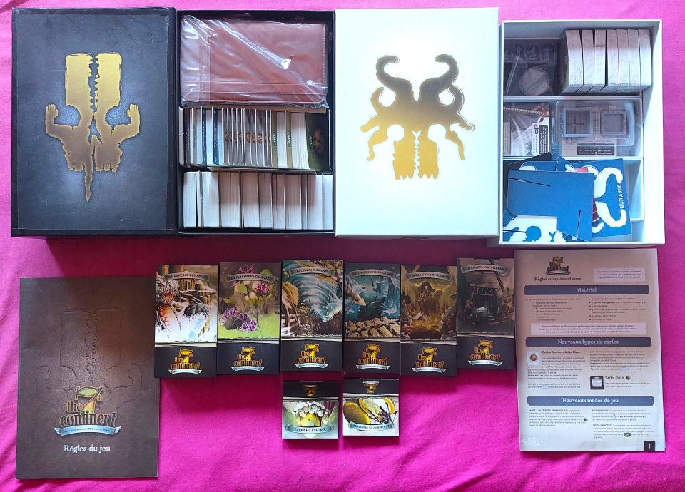 Le 7ème Continent + Ce qui Monte, doit redescende + 8 expansions