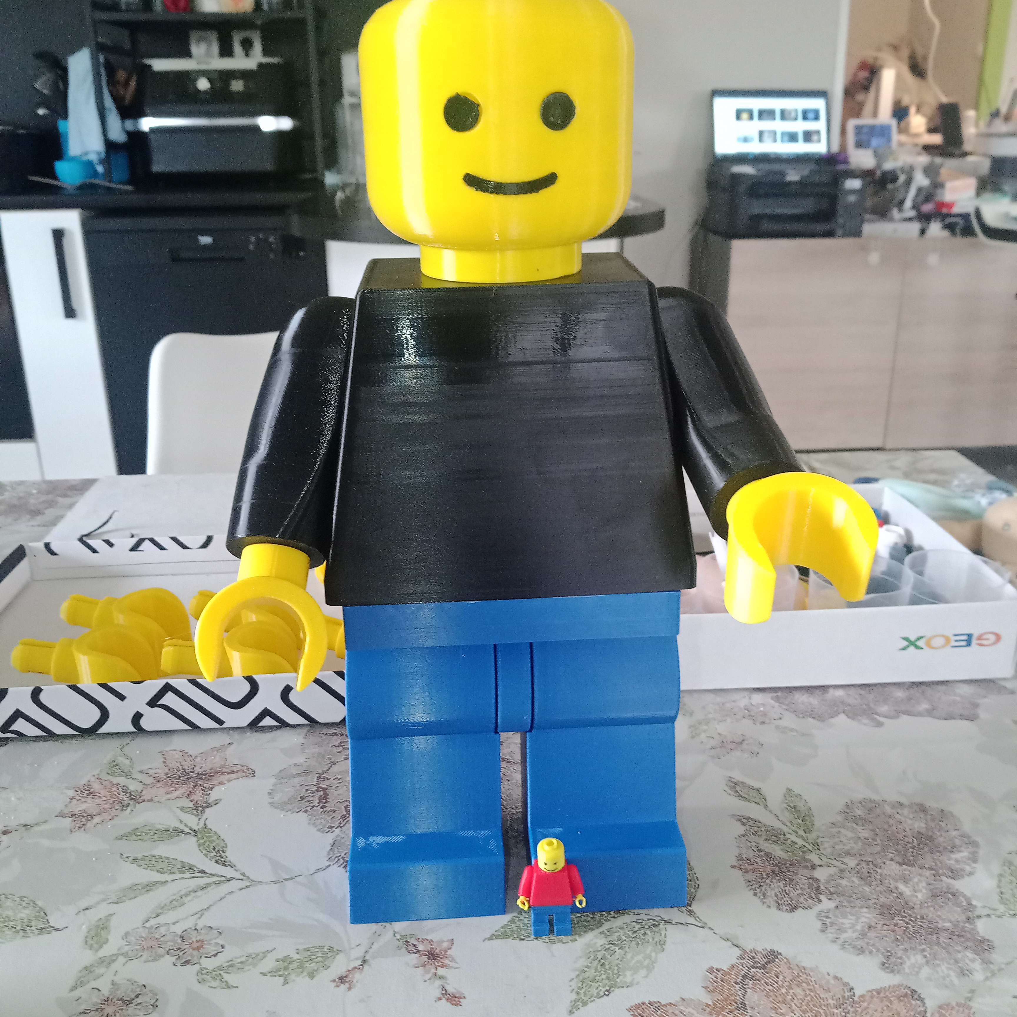 époustouflant objets style lego 36 cm