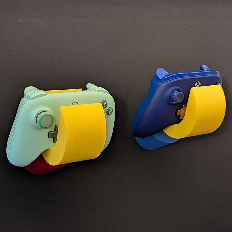 support casque et manette style lego