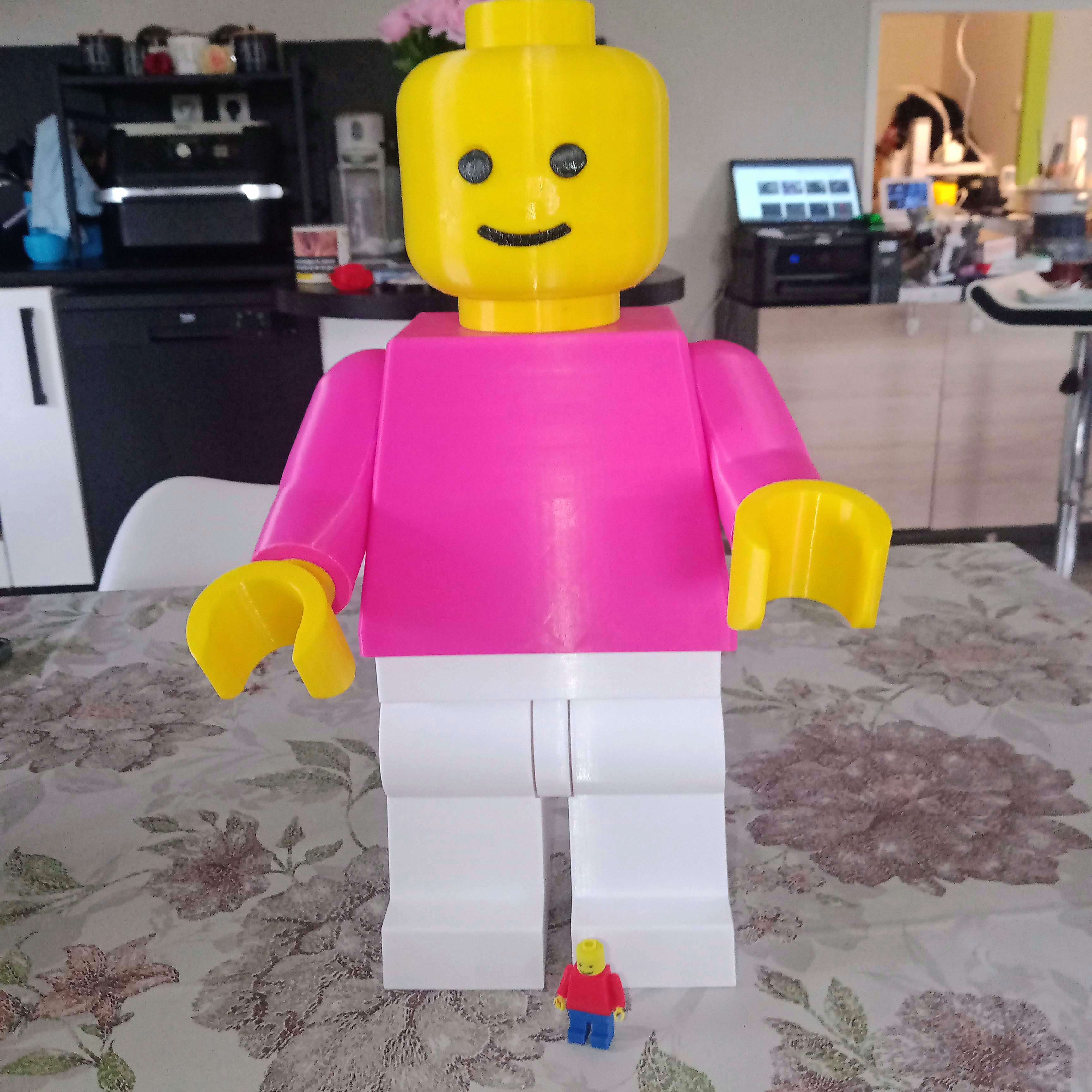 époustouflant objets style lego 40 cm