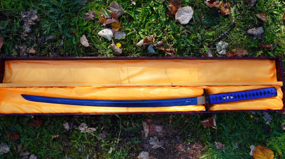 Sabre japonais - Katana bleu - Neuf