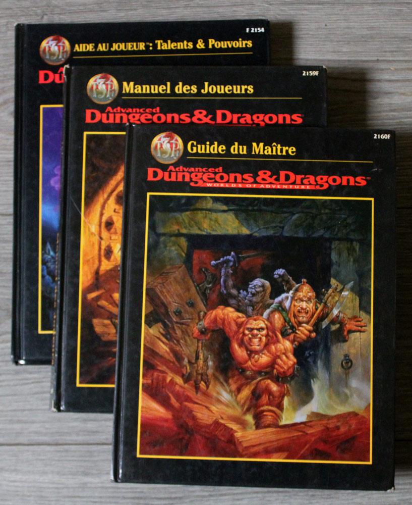 advanced D&D 2eme édition en français