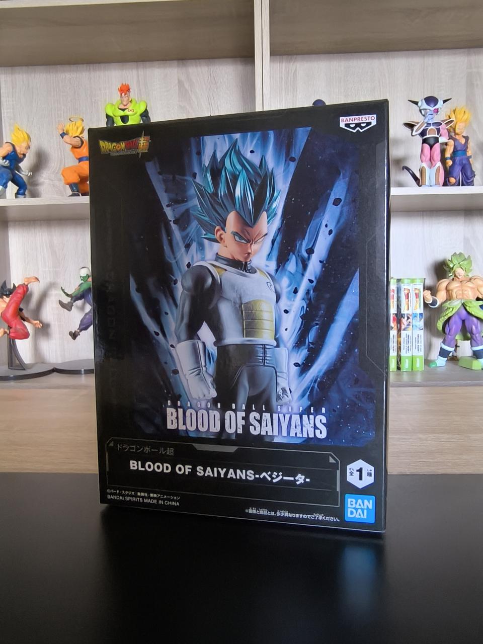 Figurine Vegeta Super Saiyan Blue – Blood of Saiyans – Officielle Import Japon