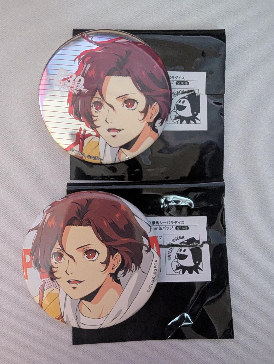 Badge Persona 5 X - Collaboration Sea Paradise pour les 30 ans