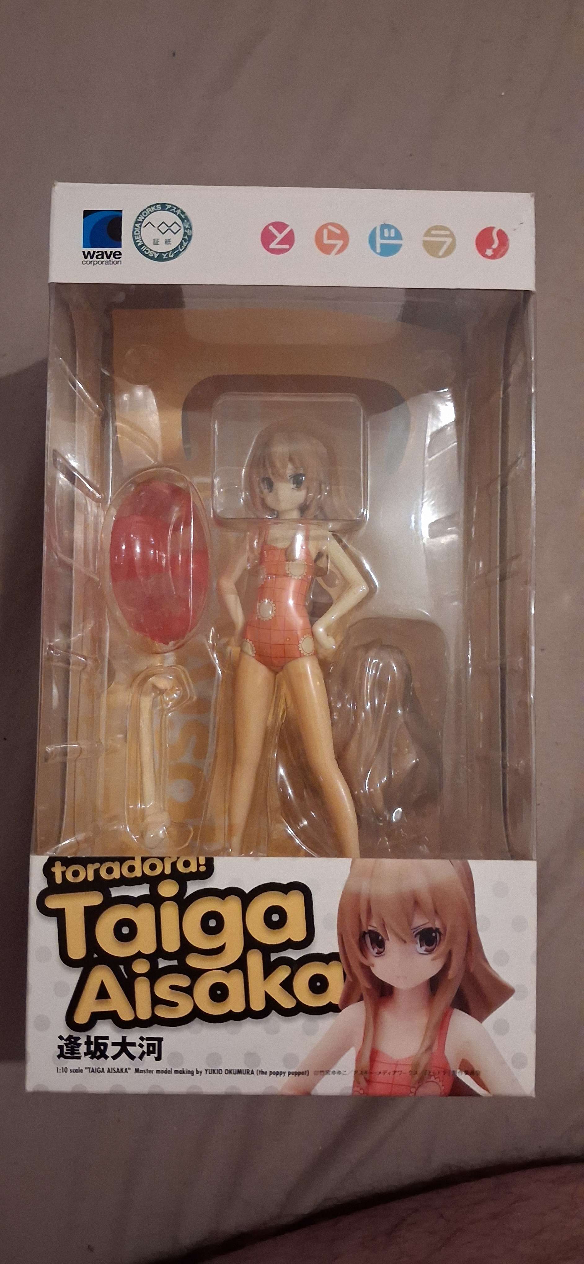 Toradora! Taiga Aisaka Wave Figurine à l'échelle 1/10 Maillot de bain Fleur Importée du Japon