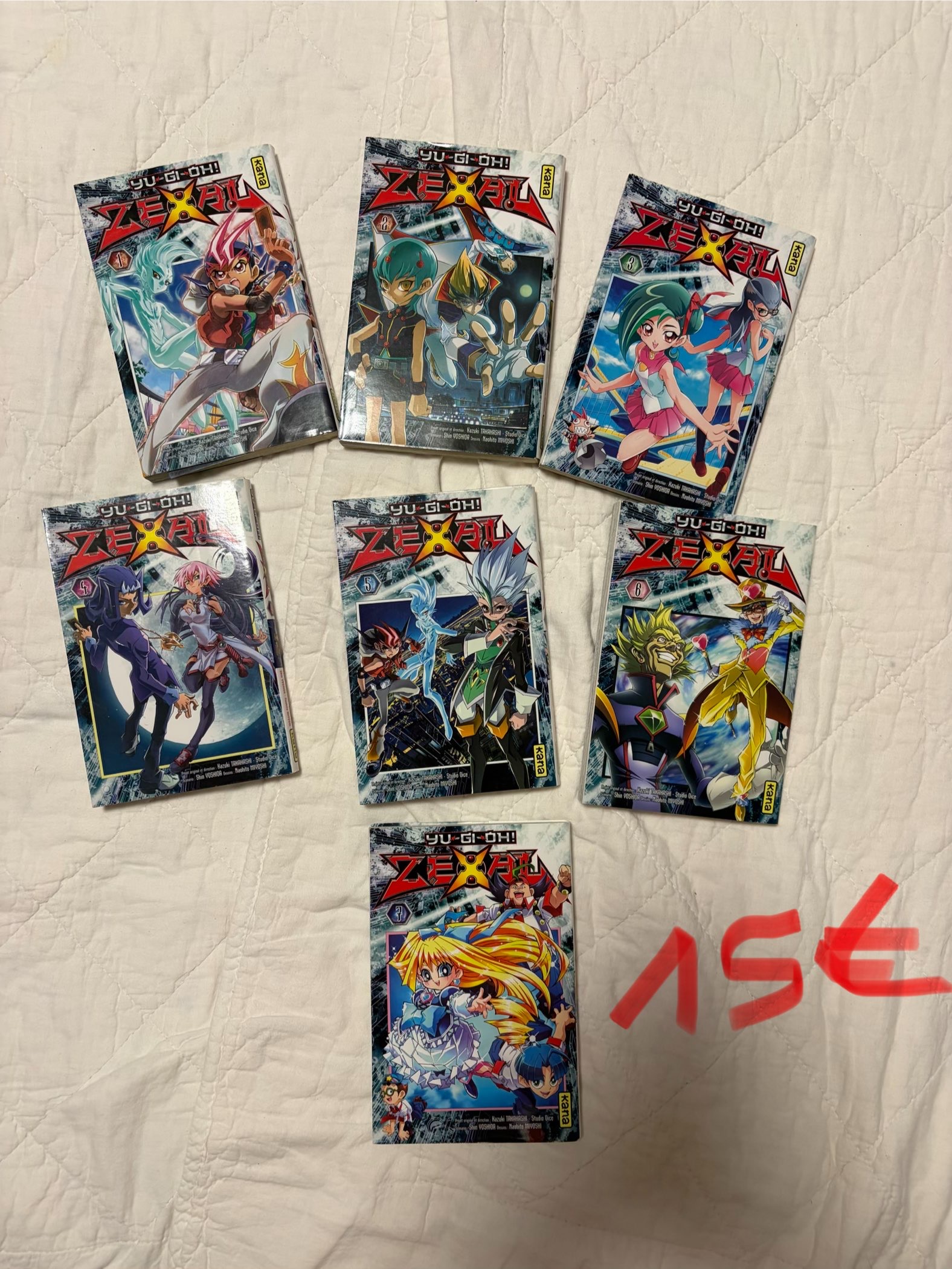Mangas yu-gi-oh tomes 1 à 7
