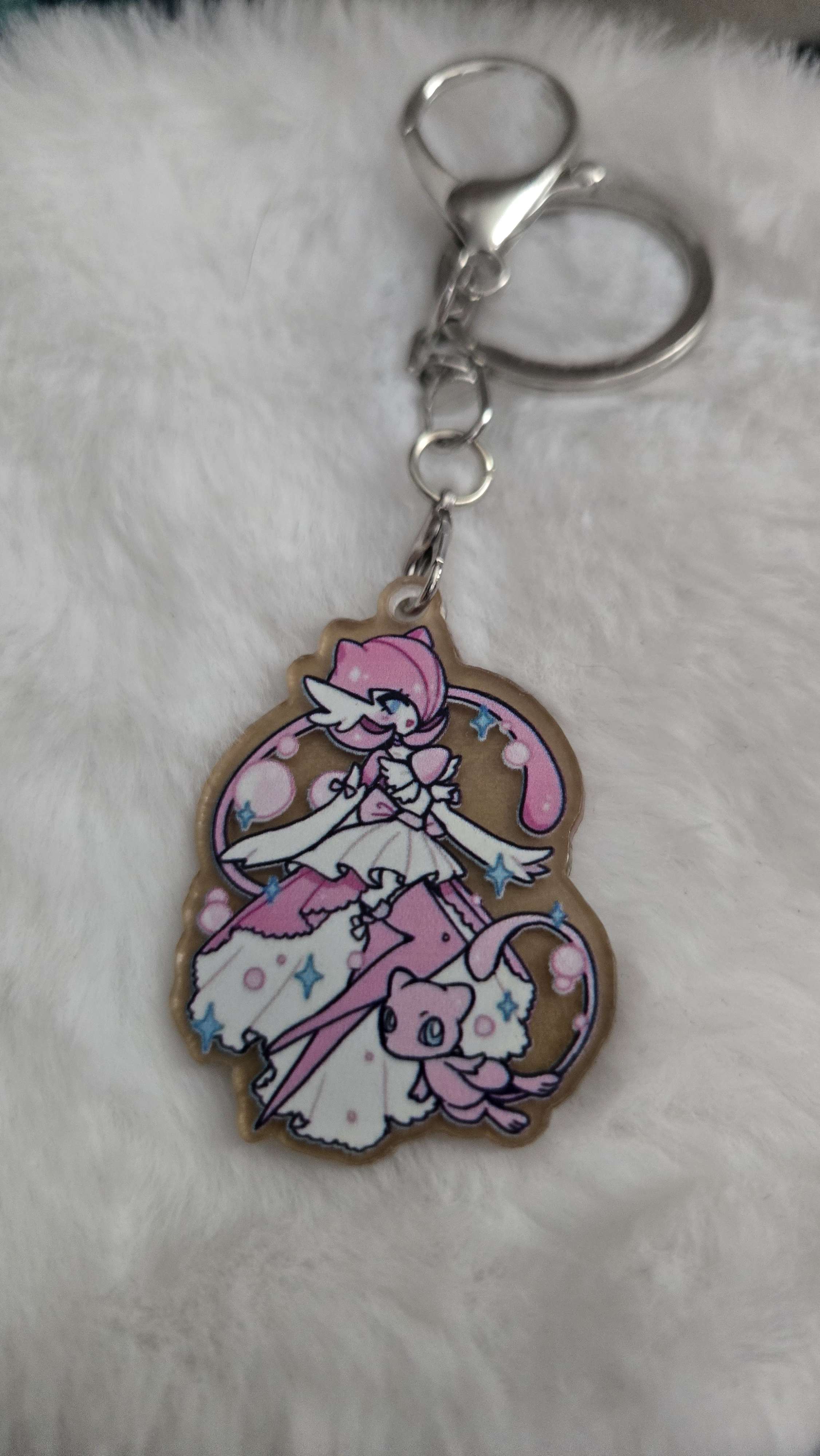 porte cle pokemon Gardevoir X Mew