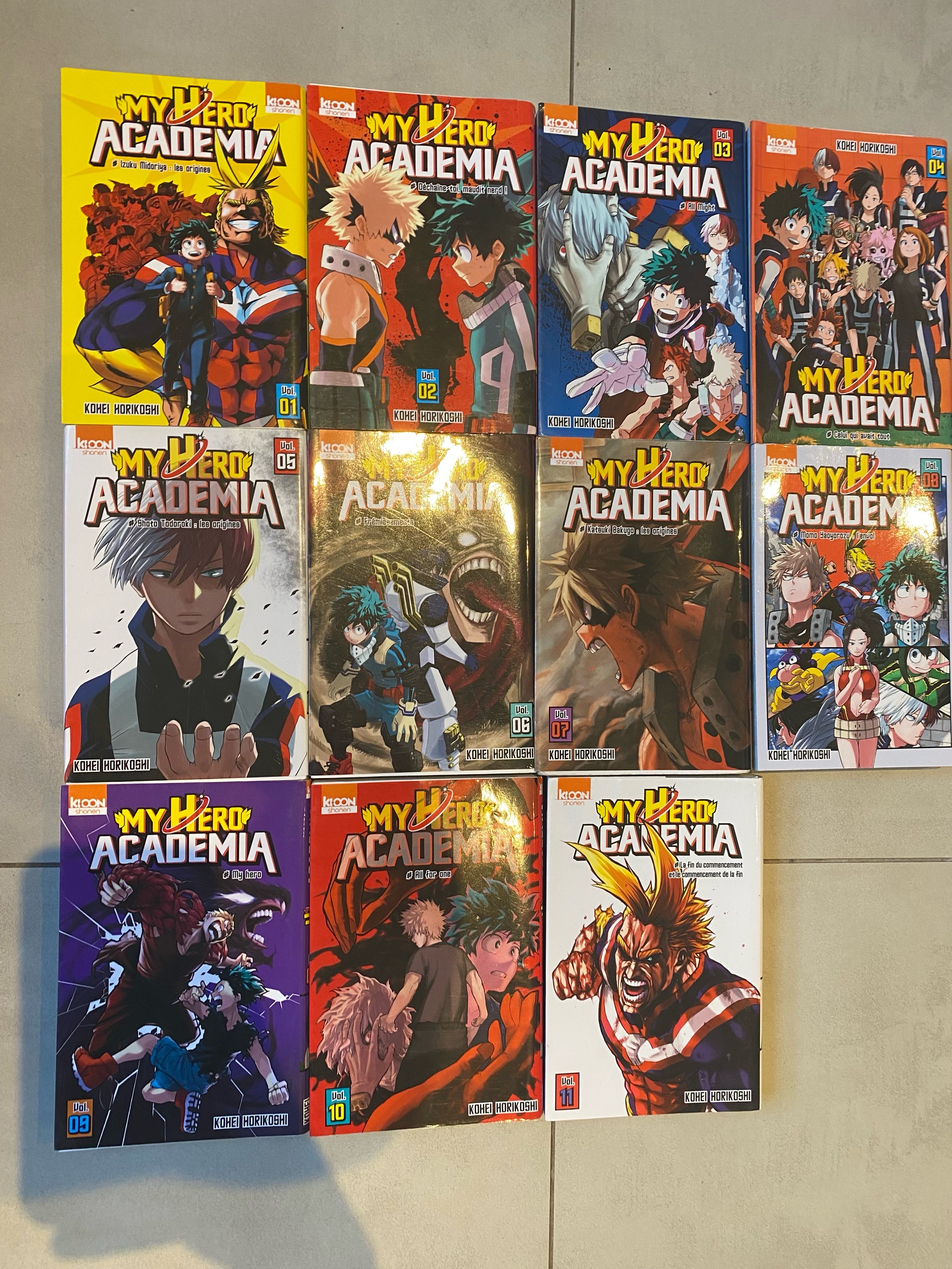 lot my hero academia 1-11